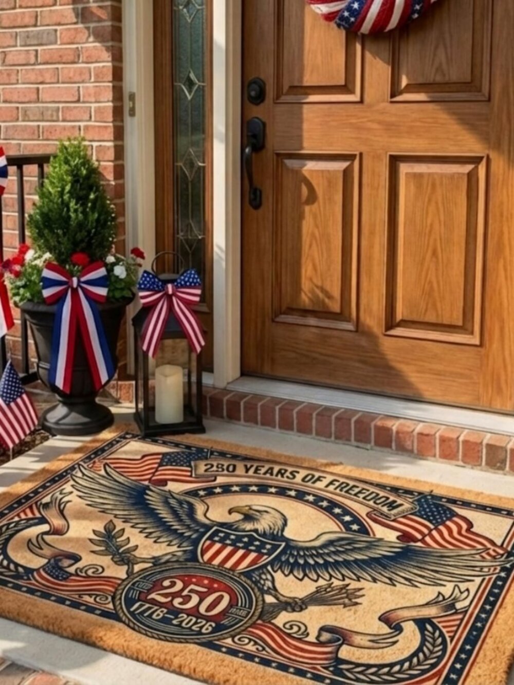 250 Years of Freedom USA Doormat - Picture 4 of 4